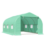 Foil Greenhouse Film Greenhouse Greenhouse Cold Frame Plant House Tomato House Gable Roof 450 × 300W × 205H cm