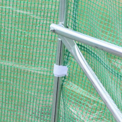 Foil Greenhouse Film Greenhouse Greenhouse Cold Frame Plant House Tomato House Gable Roof 450 × 300W × 205H cm