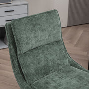Office Chair in Fabric, Adjustable Height, 360° Swivel with 5 Wheels, Green