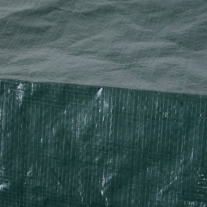 Protective Cover for Garden Furniture Winterproof Waterproof Cover Anti-UV Tarpaulin Fabric Cover Hood for Garden Tables Patio Furniture Rectangular 235 x 190 x 90cm Green
