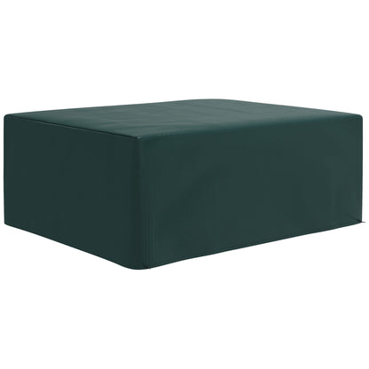 Protective Cover for Garden Furniture Winterproof Waterproof Cover Anti-UV Tarpaulin Fabric Cover Hood for Garden Tables Patio Furniture Rectangular 235 x 190 x 90cm Green