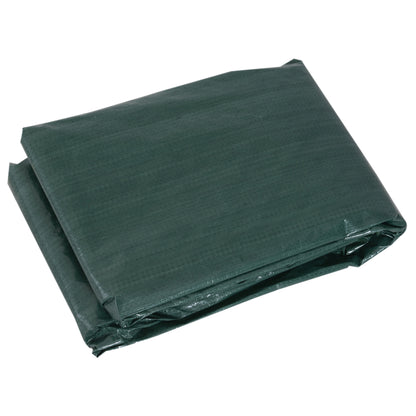 Protective Cover for Garden Furniture Winterproof Waterproof Cover Anti-UV Tarpaulin Fabric Cover Hood for Garden Tables Patio Furniture Rectangular 235 x 190 x 90cm Green