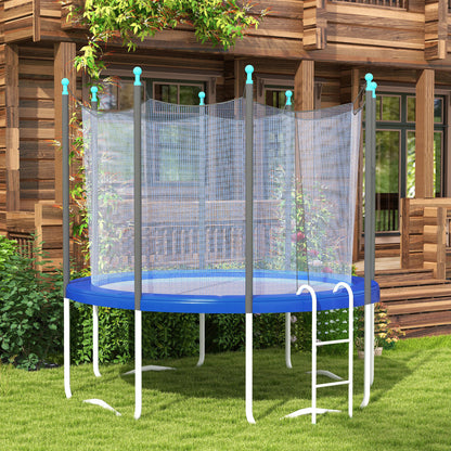 SPORTNOW Trampoline Safety Pad Ø12 ft (366 cm) – Tear-Resistant, UV-Resistant, Waterproof Spring Cover — Replacement Edge Pad for Garden Trampolines, Blue