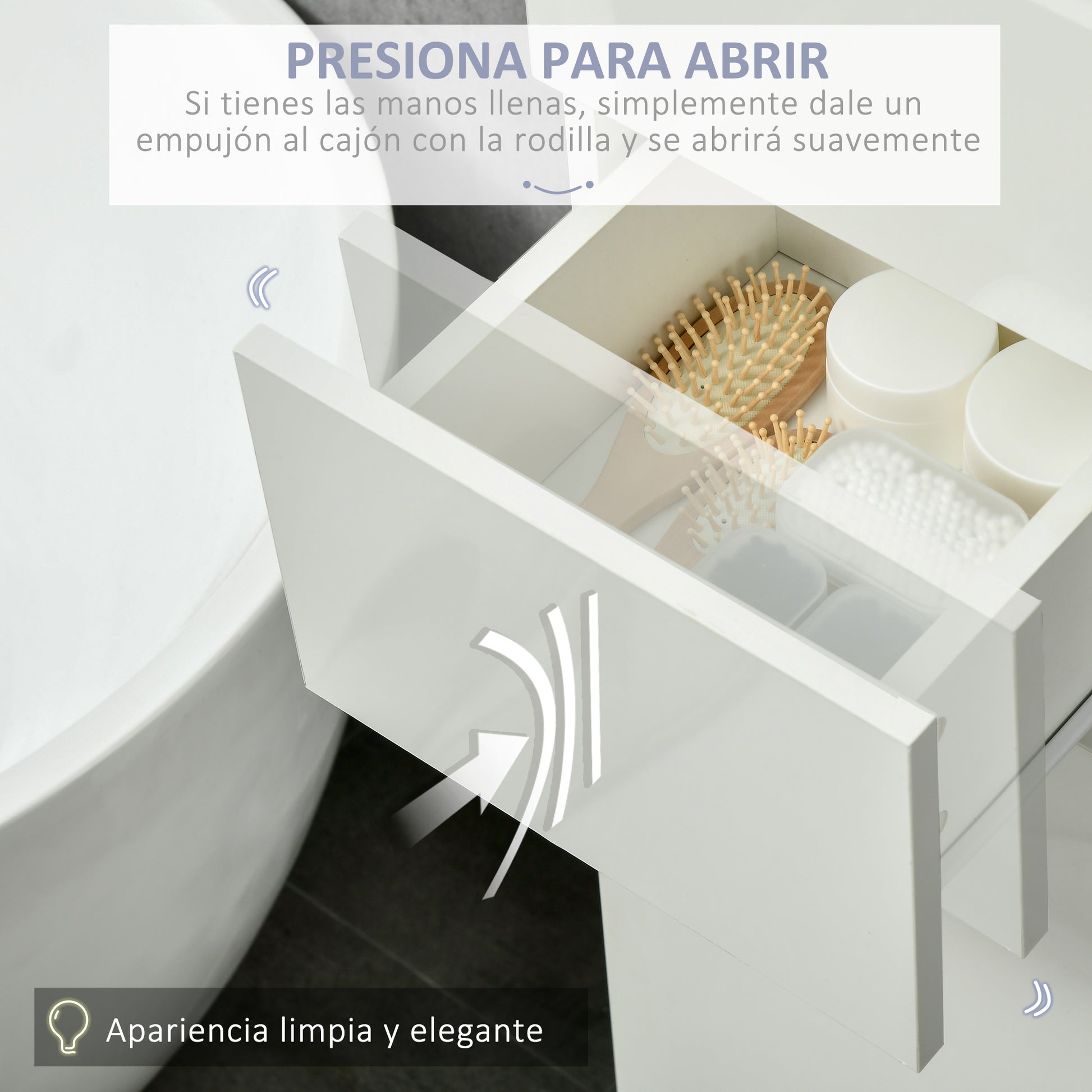 High Bathroom Cabinet with 1 Drawer and 5 Open Shelves Bathroom Auxiliary Column for Living Room Bathroom Bedroom Modern Style 30x28x170 cm White Gloss