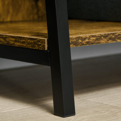 Industrial Style Inclined 5-Tier Bookshelf 70L x 35W x 150H cm