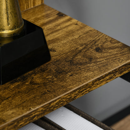 Industrial Style Inclined 5-Tier Bookshelf 70L x 35W x 150H cm