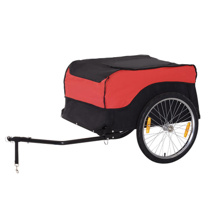 Transport Trailer Cargo Trailer Bike Cargo Trailer Cargo Trailer (Red-Black)