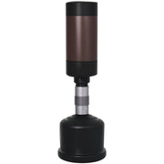 Freestanding Punching Bag Boxing Bag Dummy Training Partner Punching Bag 158-186 cm Height Adjustable NEW Black+Brown