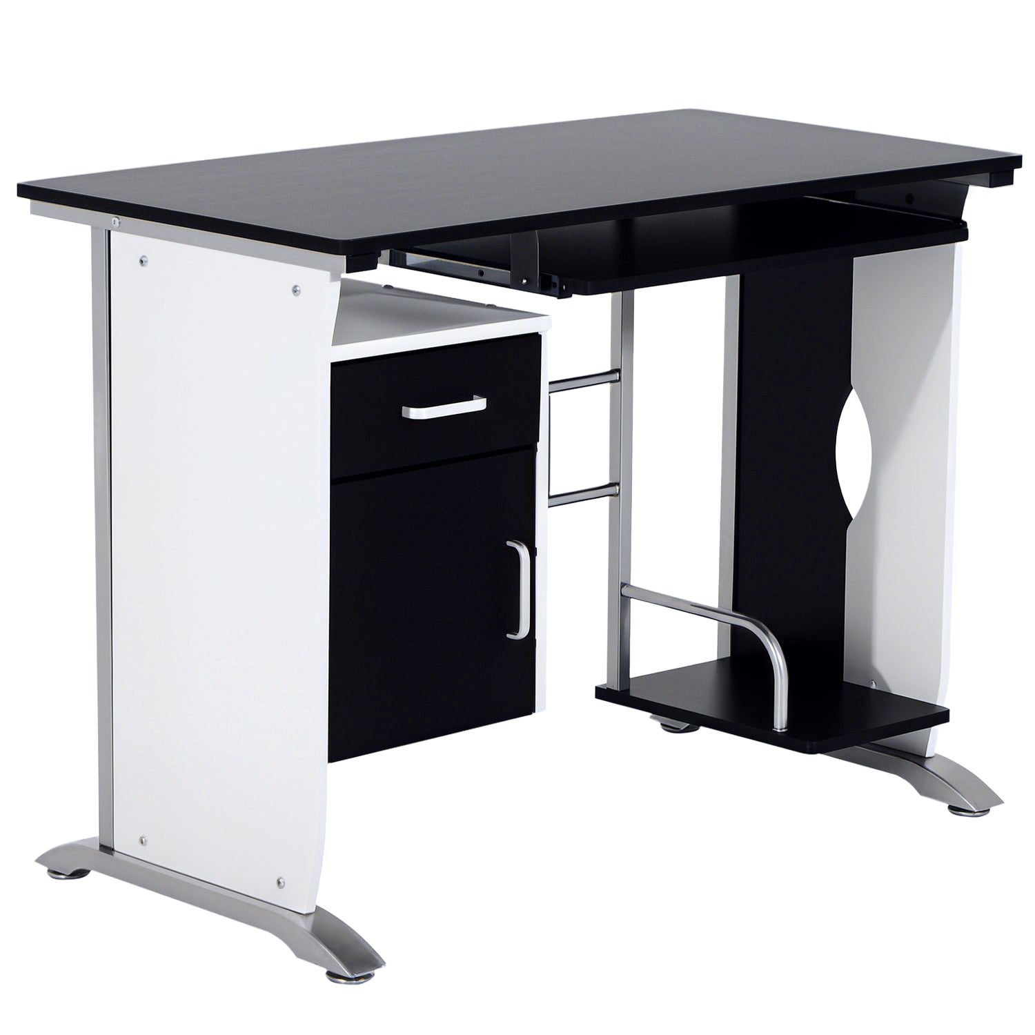 PC Computer Desk Office Desk 100x52x75cm Wood Furniture