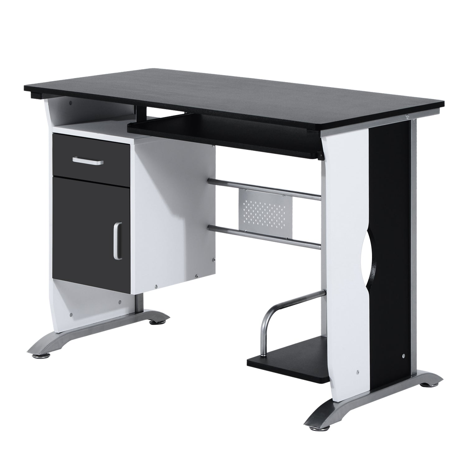 PC Computer Desk Office Desk 100x52x75cm Wood Furniture
