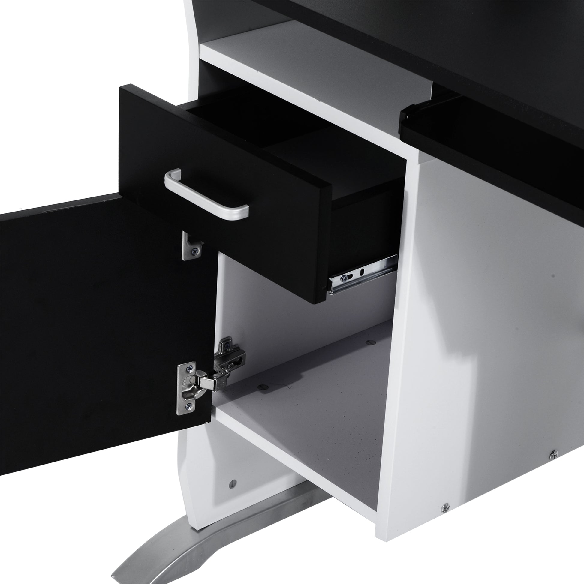PC Computer Desk Office Desk 100x52x75cm Wood Furniture