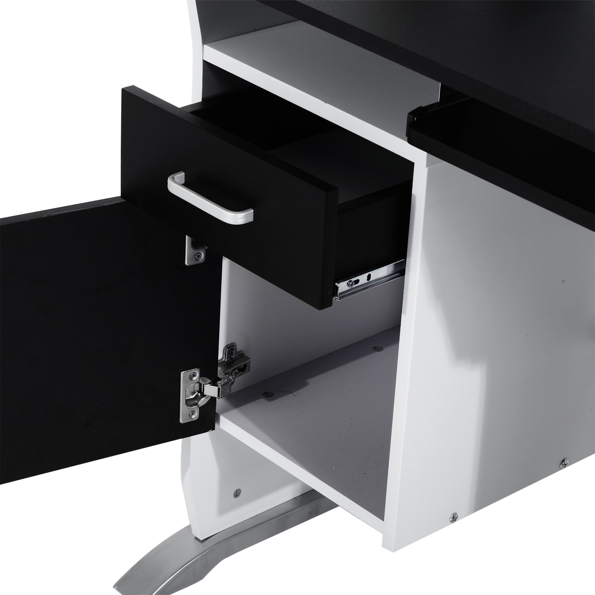 PC Computer Desk Office Desk 100x52x75cm Wood Furniture