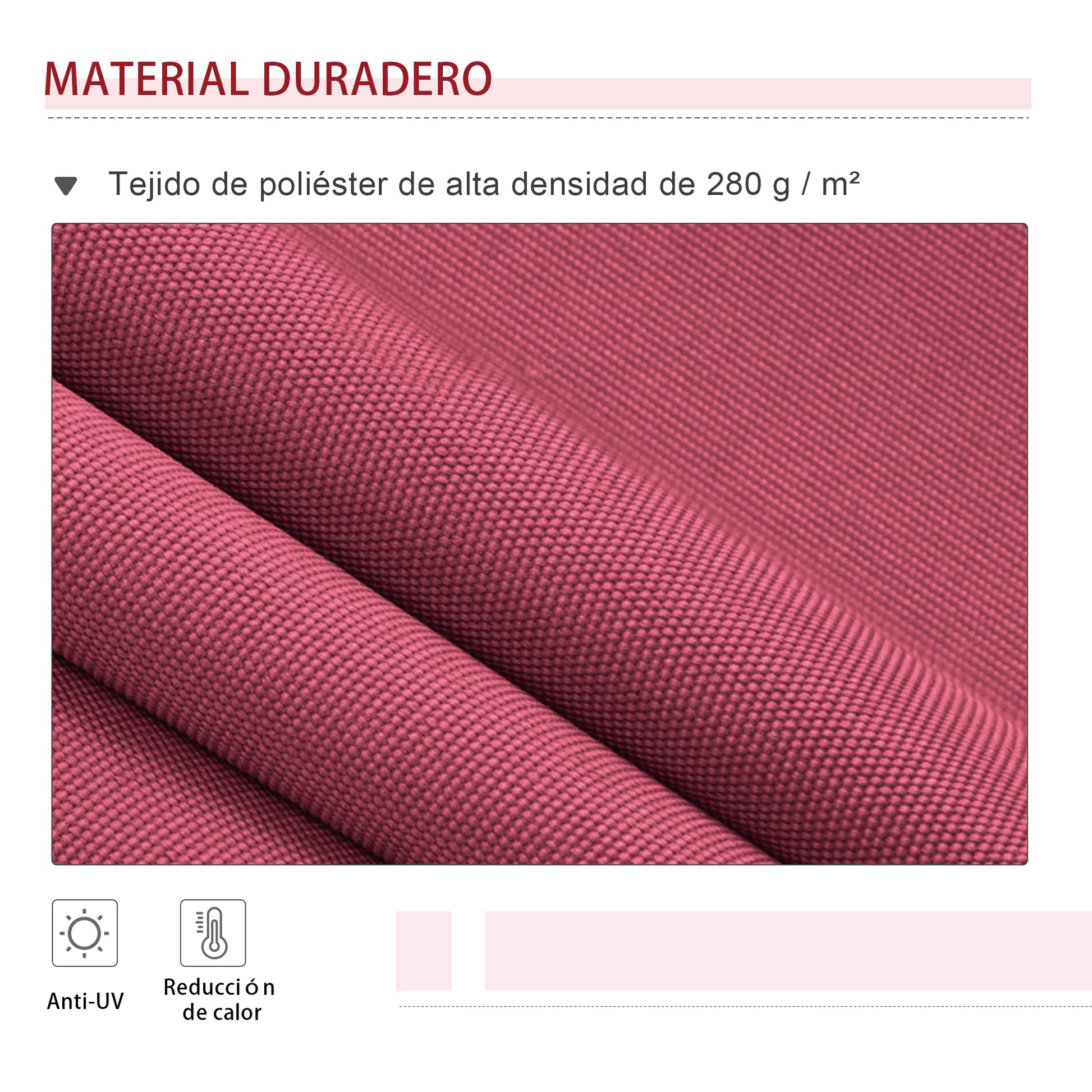 Manual Retractable Awning 395x245 cm Balcony Awning with Waterproof and Anti-UV Metal Crank Outdoor Roll-Up Awning for Garden Terrace Windows Red
