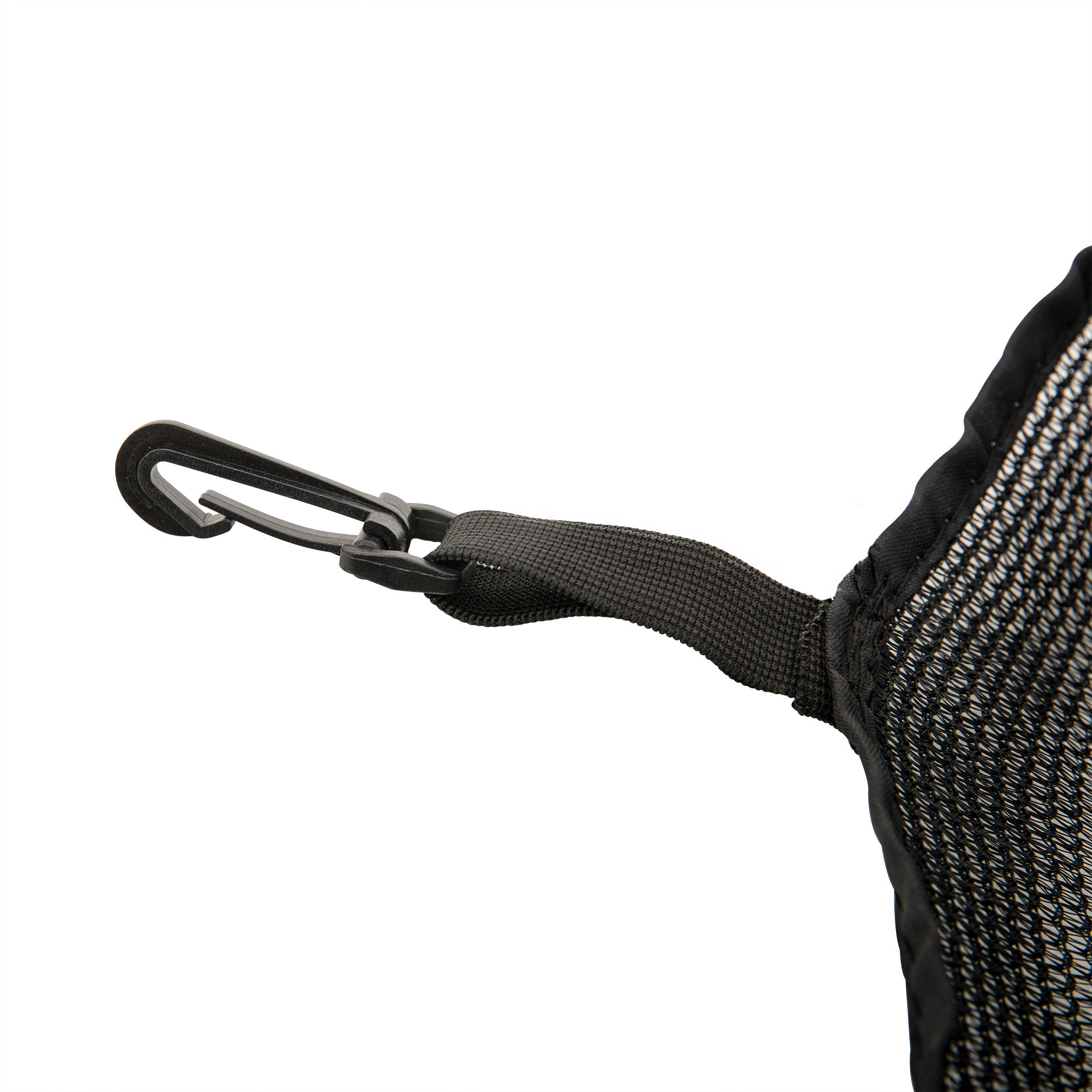 Replacement Safety Net for Round Trampoline Ø244 cm for Outdoor with Zippered Door for 6 Straight Poles Ø244x180 cm Black