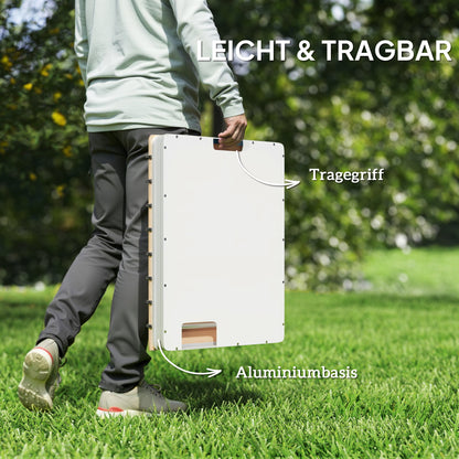 Ground Shower Garden Shower with Adjustable Foot Wheel Aluminum Outdoor Shower up to 4m Fountain Height 70 x 55 cm Sauna Shower Wood Look Non-slip Weatherproof Outdoor Camping Shower for Pool Sauna