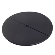 Dance Pole Mat, Ø 150cm Pole Dance Safety Mat, 5 cm Thick Pole Dance Mat, Foldable Safety Mat, Portable Fitness Mat, Shock-Absorbing Safety Mat, Gymnastics, Yoga, Black