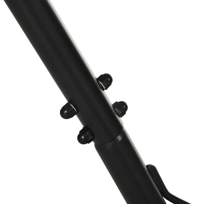 Adjustable Garden Hammock Stand 313-388x109x116 cm Metal Structure for Indoors and Outdoors Max Load 120 kg