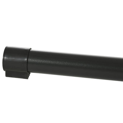 Adjustable Garden Hammock Stand 313-388x109x116 cm Metal Structure for Indoors and Outdoors Max Load 120 kg