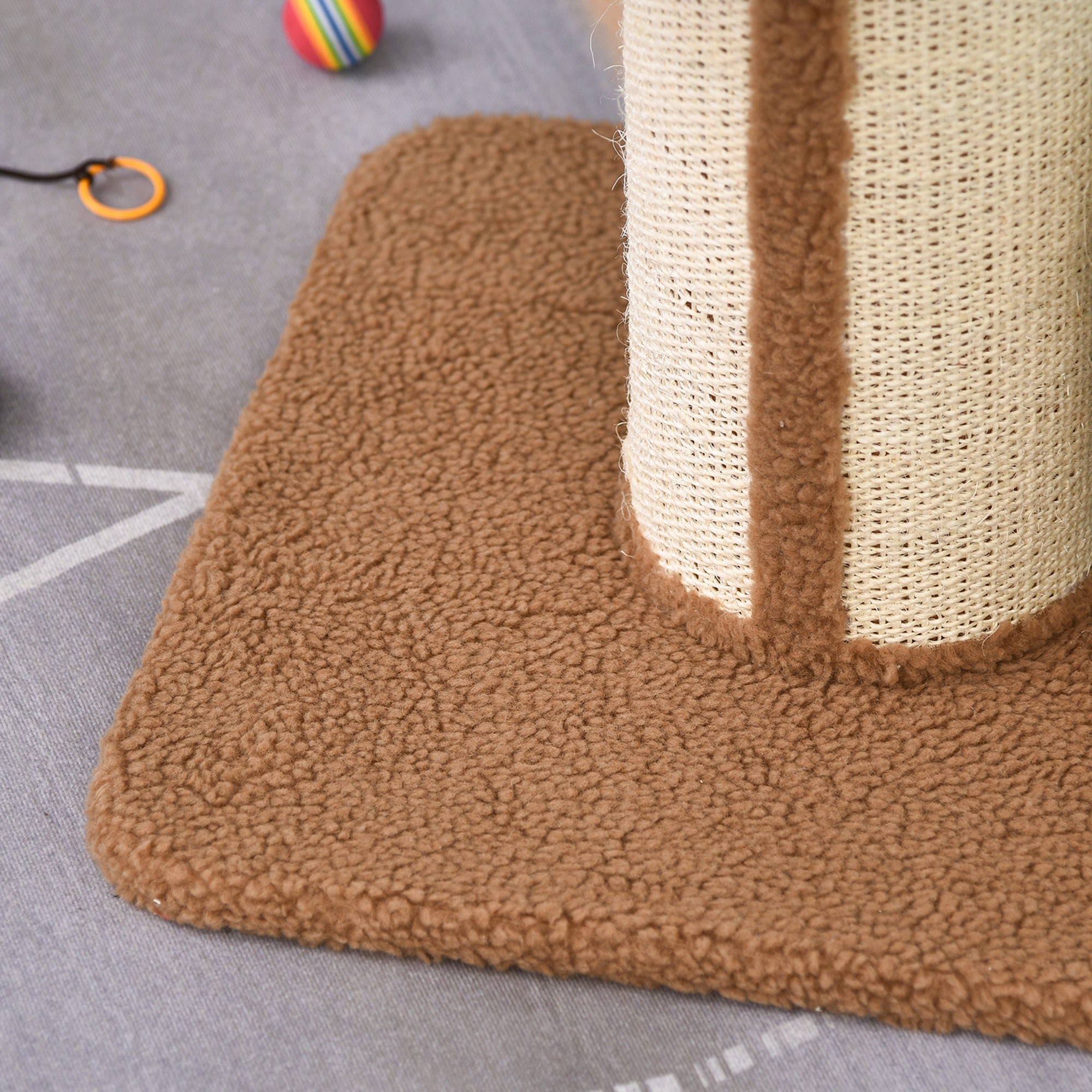 Cat Tree 91 cm Cat Tower with Sisal Posts, Platform, Cushion Multi-Level Cat Scratching Tree, Climbing Tree, for Medium Cats, Light Brown