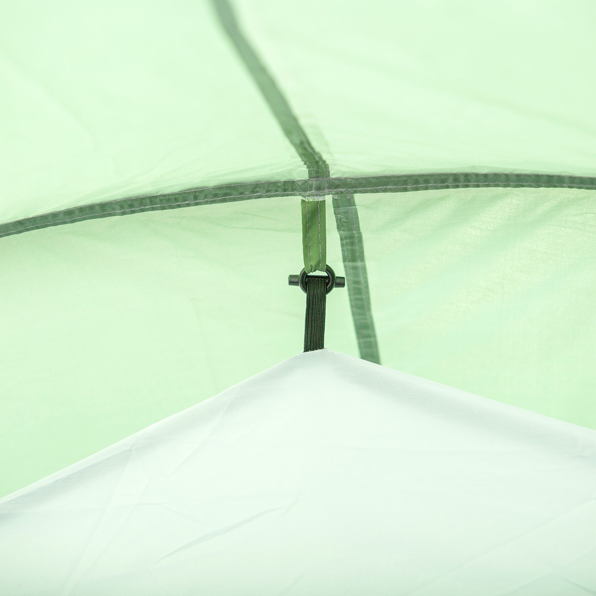 Family Tunnel Tent for 2-3 People Foldable Waterproof 2000+ mm UV Resistant 20+ Lightweight with Vestibule and 4 Seasons for Camping Hiking Festivals 426x206x154 cm Green
