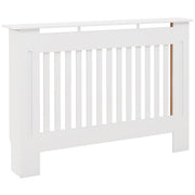 Radiator Cover Modern Radiator Cover Made of MDF for Living Room Bedroom 112x19x81cm White