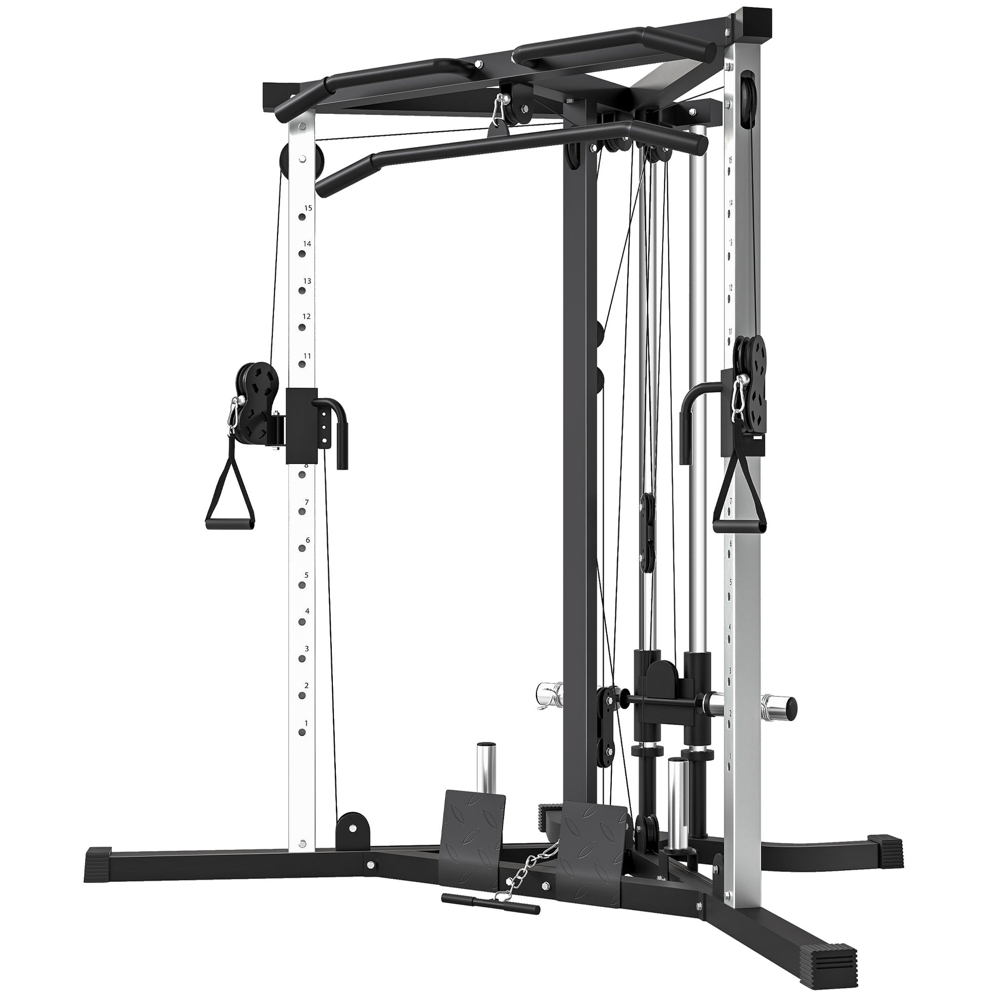 SPORTNOW Multi-Station Muscle Building Training Machine for Fitness Gym at Home, Exercise Upper Body