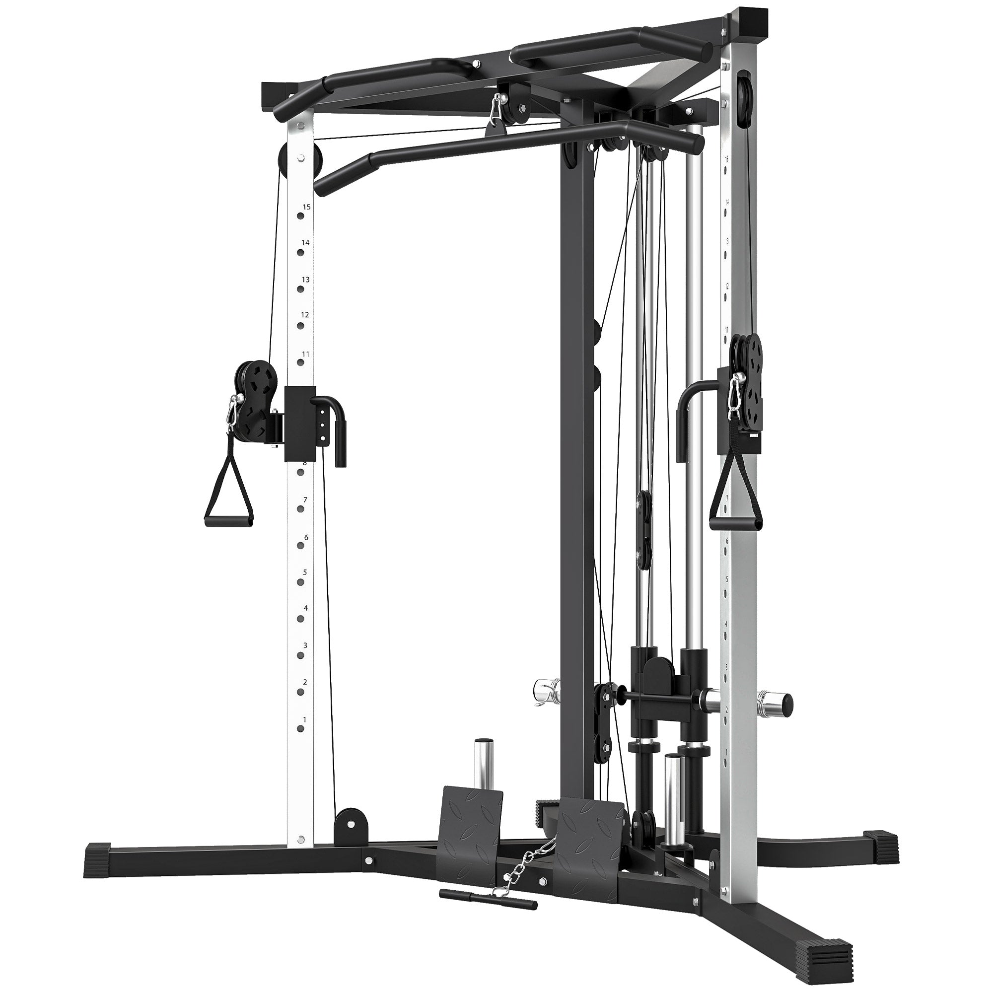 SPORTNOW Multi-Station Muscle Building Training Machine for Fitness Gym at Home, Exercise Upper Body