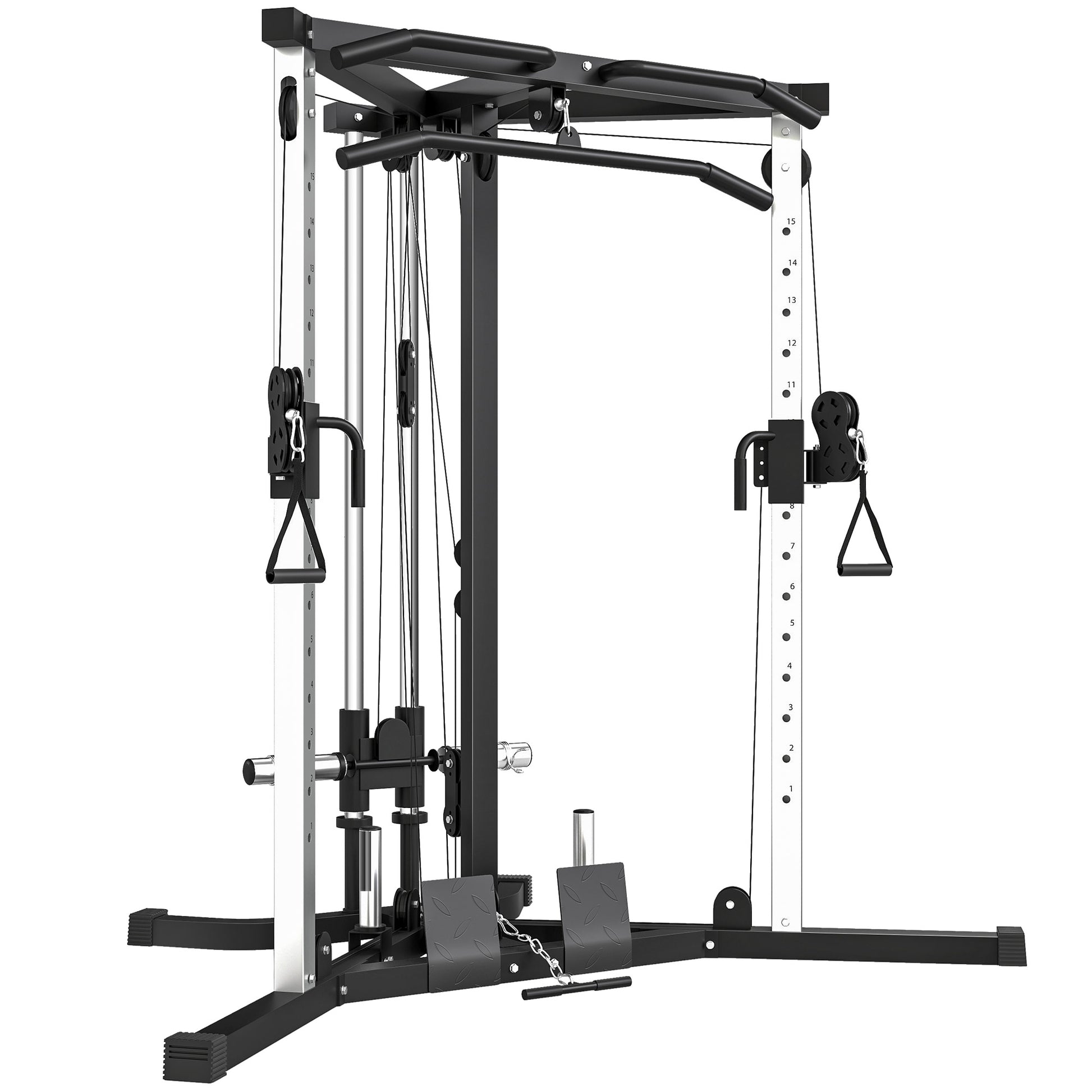 SPORTNOW Multi-Station Muscle Building Training Machine for Fitness Gym at Home, Exercise Upper Body