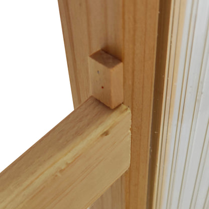 Mini Garden Greenhouse Greenhouse for seedlings dim. 100L x 50W x 36H cm Roof 2 independently opening panels Polycarbonate Panels Pre-Oiled Spruce Wood