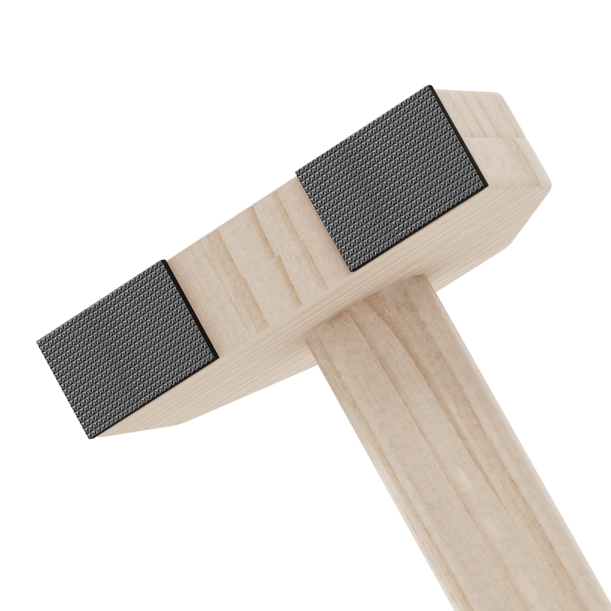 SPORTNOW 2-Piece Push-Up Handles, Non-Slip Wooden Parallettes Push-Up Bars for Muscle Training, Strength Training, Natural