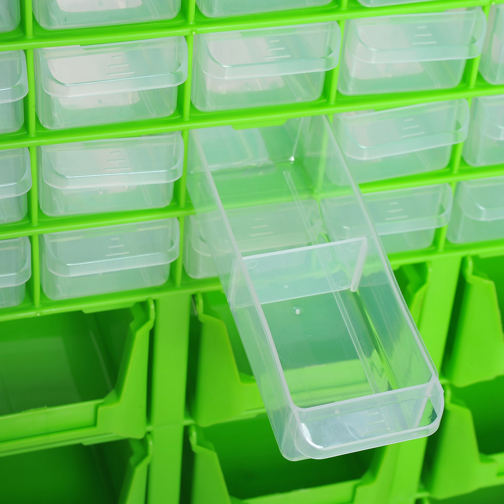 Hardware Organizer Box with 30 Small Drawers and 9 Large Boxes in Plastic 38 x 16 x 47.5cm