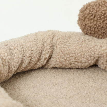 Cat Scratching Tree Height 133 cm Cat Tree Tower with Nest Platforms Hanging Ball and Jute Post Brown