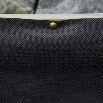 Large Outdoor Planter with Wheels Wooden Planter with Non-Woven Fabric Planter and Drainage System for Growing Flowers Plants on Balcony Terrace 96x30.6x30 cm Light Gray