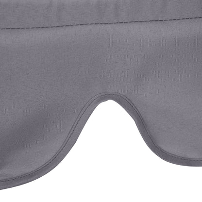 2-Piece Swing Chair Cushion 51.18x17.72x1.97 inches Padded Seat and Back Cushion for Garden Terrace Balcony Outdoor Gray