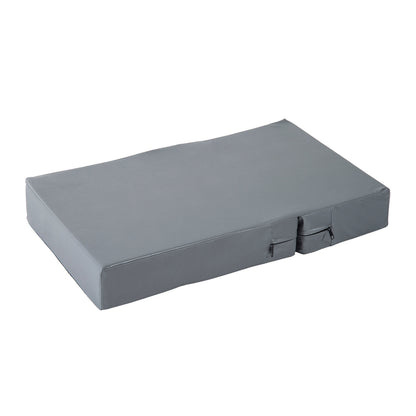 Pet Staircase Animal Pad 2 Steps Foldable Dog Staircase Stairs Pad for Cats and Dogs Gray L45 x B39 x H20 cm