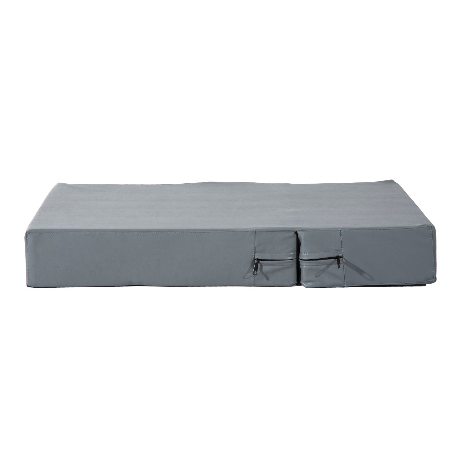 Pet Staircase Animal Pad 2 Steps Foldable Dog Staircase Stairs Pad for Cats and Dogs Gray L45 x B39 x H20 cm