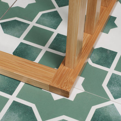 Freestanding Towel Rack with 3 Bars Towel Stand made of Bamboo Bathroom Towel Holder for Bathrooms, Towels, Bath Towels 48 x 25.8 x 94 cm