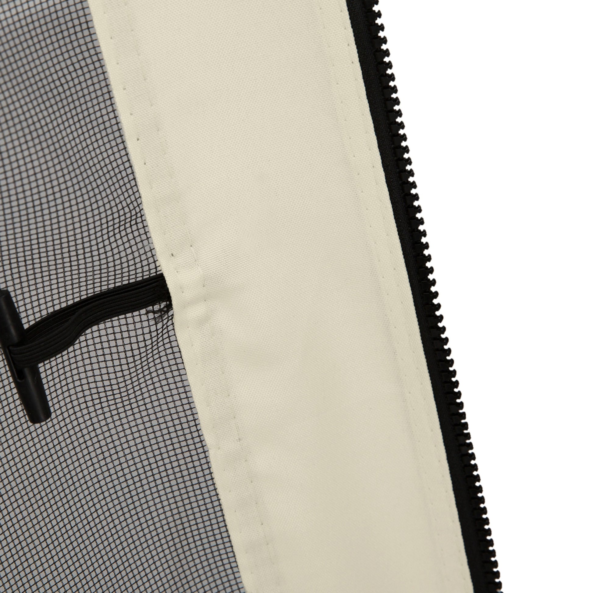 Mosquito Net for 3x3 Pavilion 4 Side Panels Fly Net with Hooks Zipper Mosquito Net Insect Protection Fly Screen Nylon Mesh Black