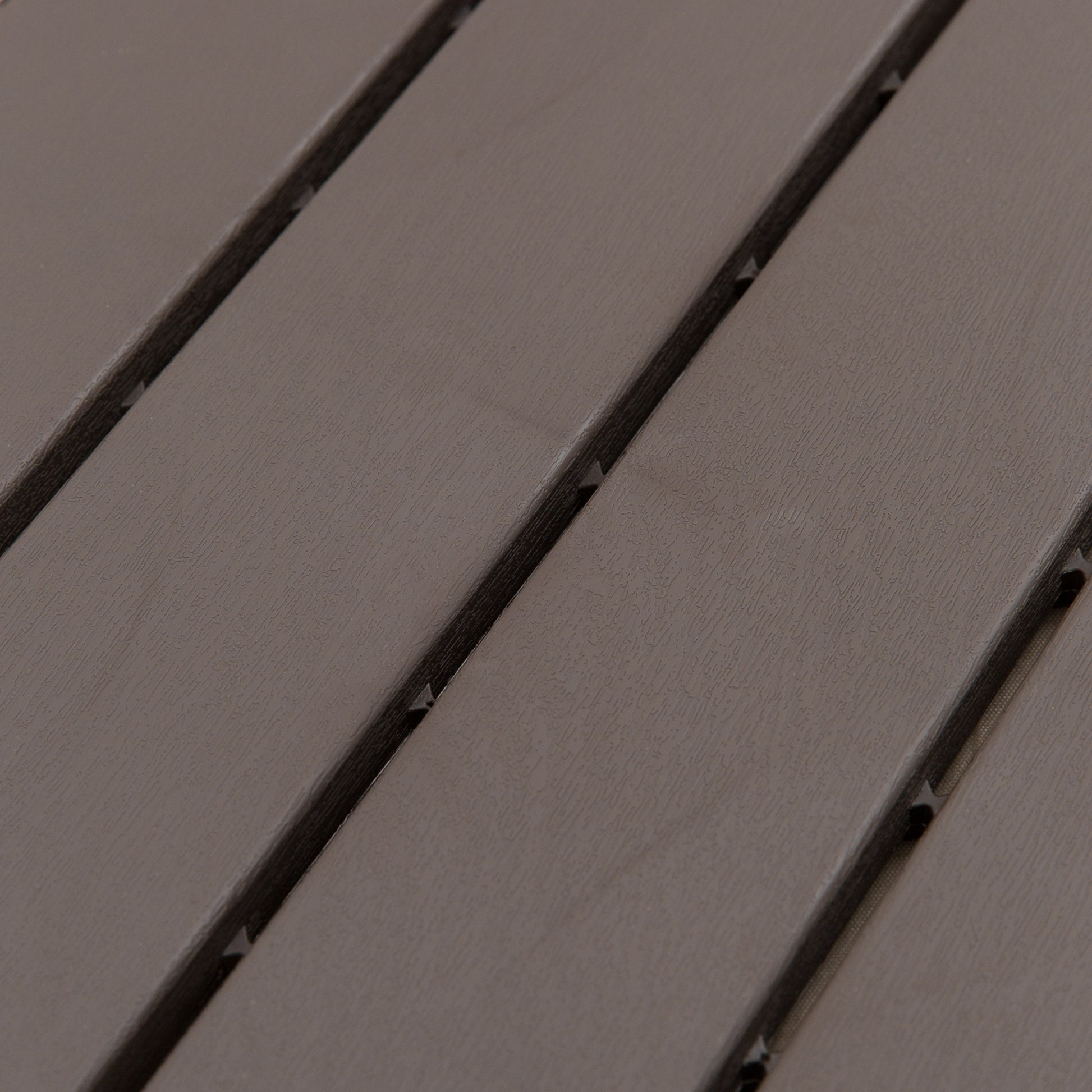 Patio Tiles 30 x 30 cm 9 Pieces 0.81㎡ Interlocking Tiles Balcony Tiles with Click System Drainage Function Floor Tile for Terrace Balcony Brown