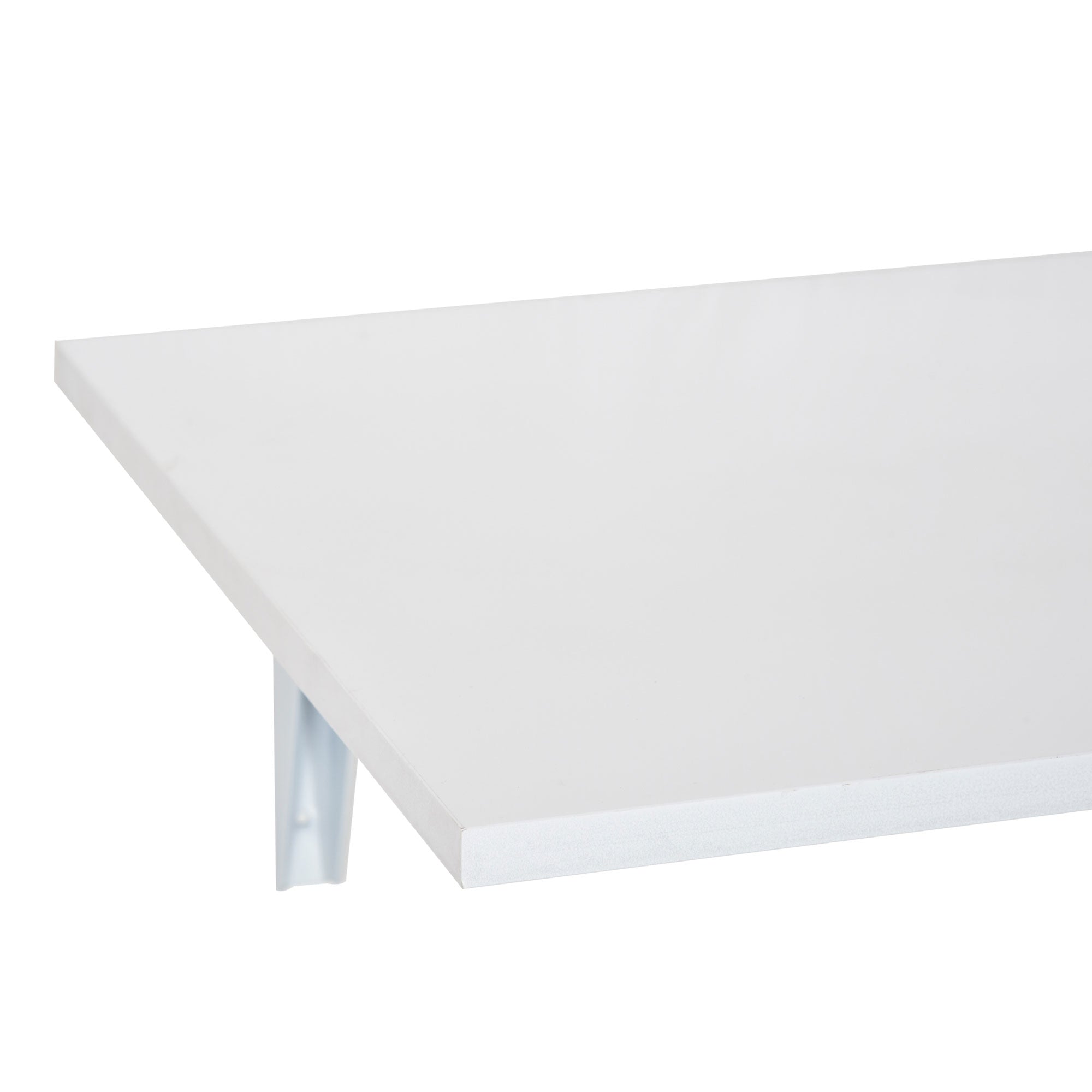 Folding Wall Table Foldable Wall-Mounted Wood Table Space Saving for Kitchen Dining Room Bedroom Load 10 kg 60x40x20 cm White