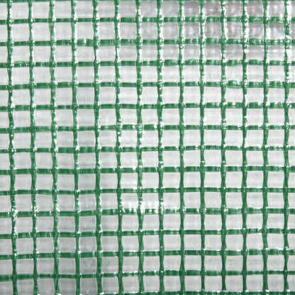 Mini Greenhouse Propagation Greenhouse with Film Cover and 3 Shelf Racks Roll-up Door Vegetable Bed