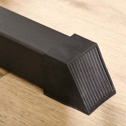 Lat Pulldown Station, Adjustable Cable Pulley Tower with Triceps Bar Lat Pulldown Bar, Cable Pulley Machine up to 280kg Capacity, Fitness Station, Lat Machine, Lat Pulldown Station for Home Steel Black