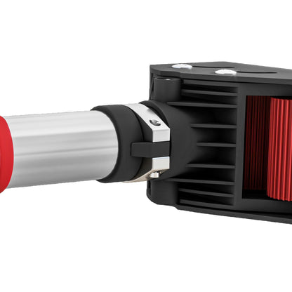 SPORTNOW Pull-Up Bar for Door Adjustable Pull-Up Bar from 95 cm to 123 cm Load 200 kg for Home Gym Exercise and Training Black and Red