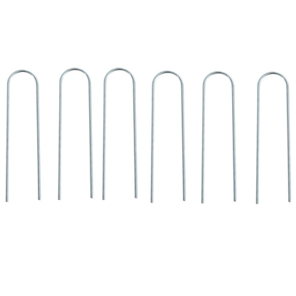 Football Goal - Soccer Goal - Training Goal dimensions 301L x 120W x 200H cm - white epoxy metal frame PE net - stakes included - white