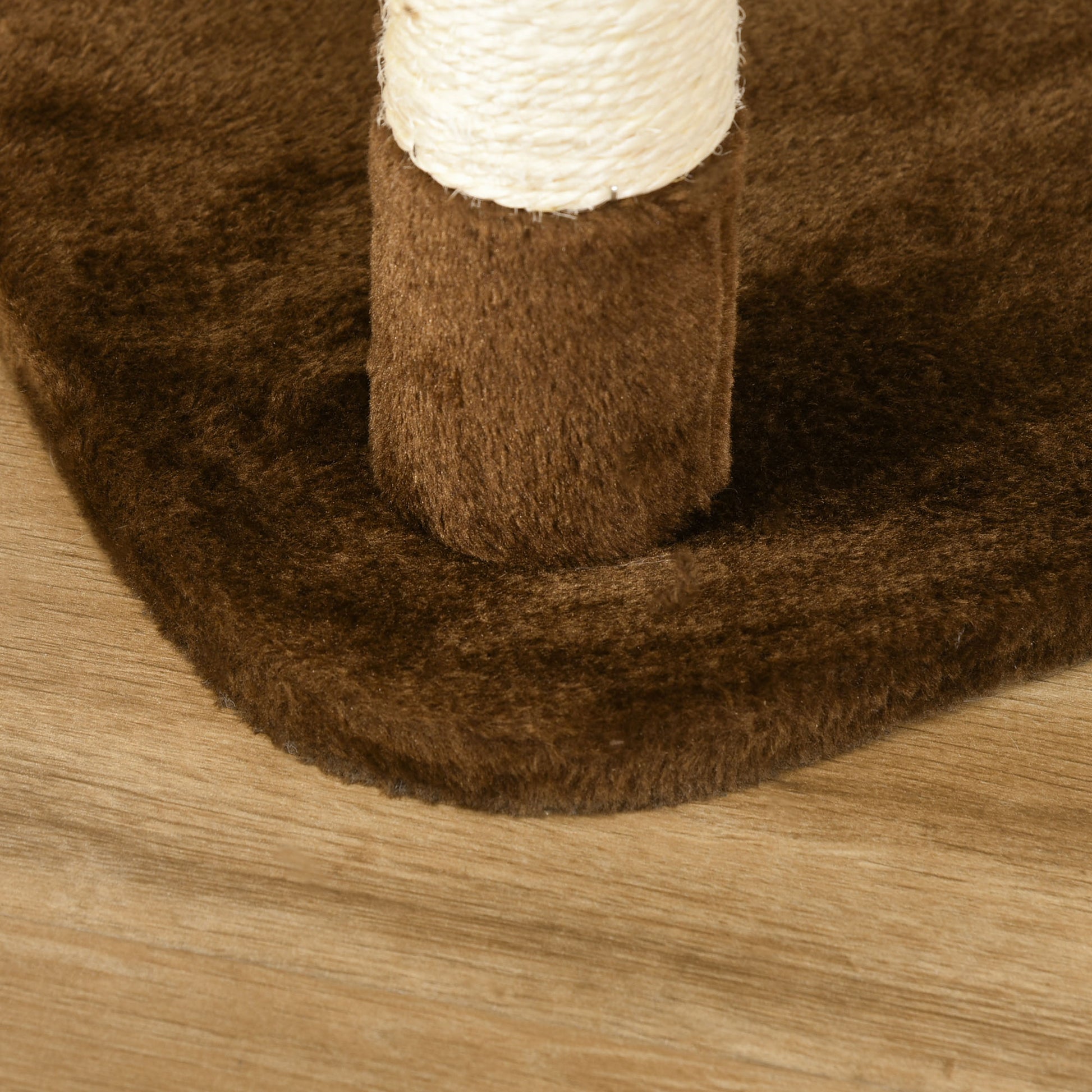 Scratching Tree with Cat Cave Hammock XXL Cat Tree Climbing Tree Climbing Tree for Cats Multi-Activity Center Plush Brown 65 x 50 x 153 cm