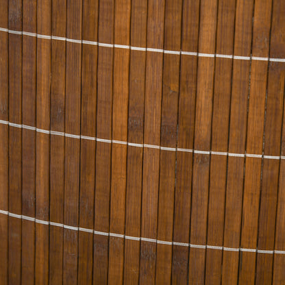 Bamboo Laundry Basket with Lid 55L, Laundry Collector with Handles, Removable Laundry Bag, Corner Laundry Bin for Laundry Room Bathroom Bedroom Brown