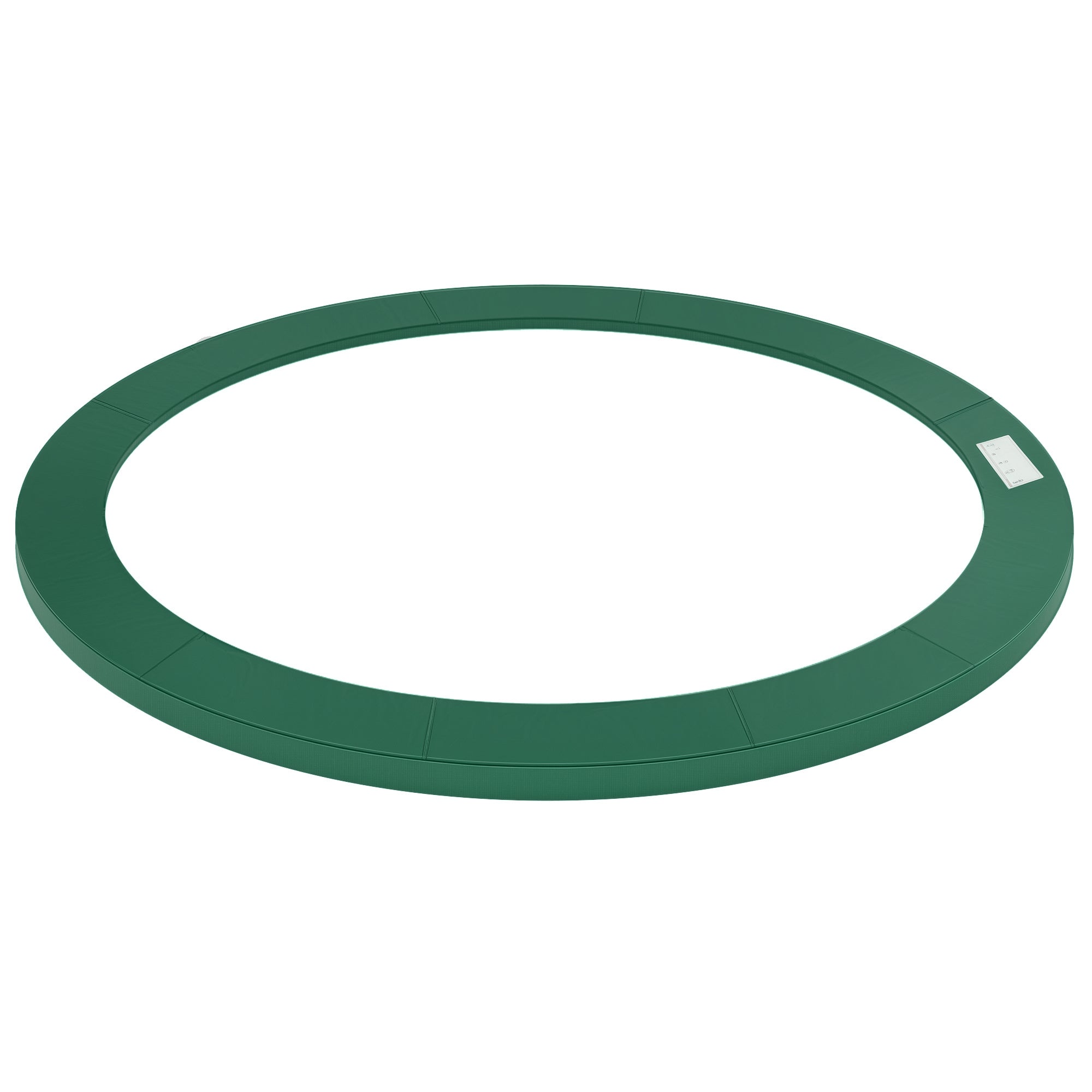 Trampoline Edge Cover Safety Net Weatherproof Tarpaulin Ladder Edge Cover: Ø 244cm Green