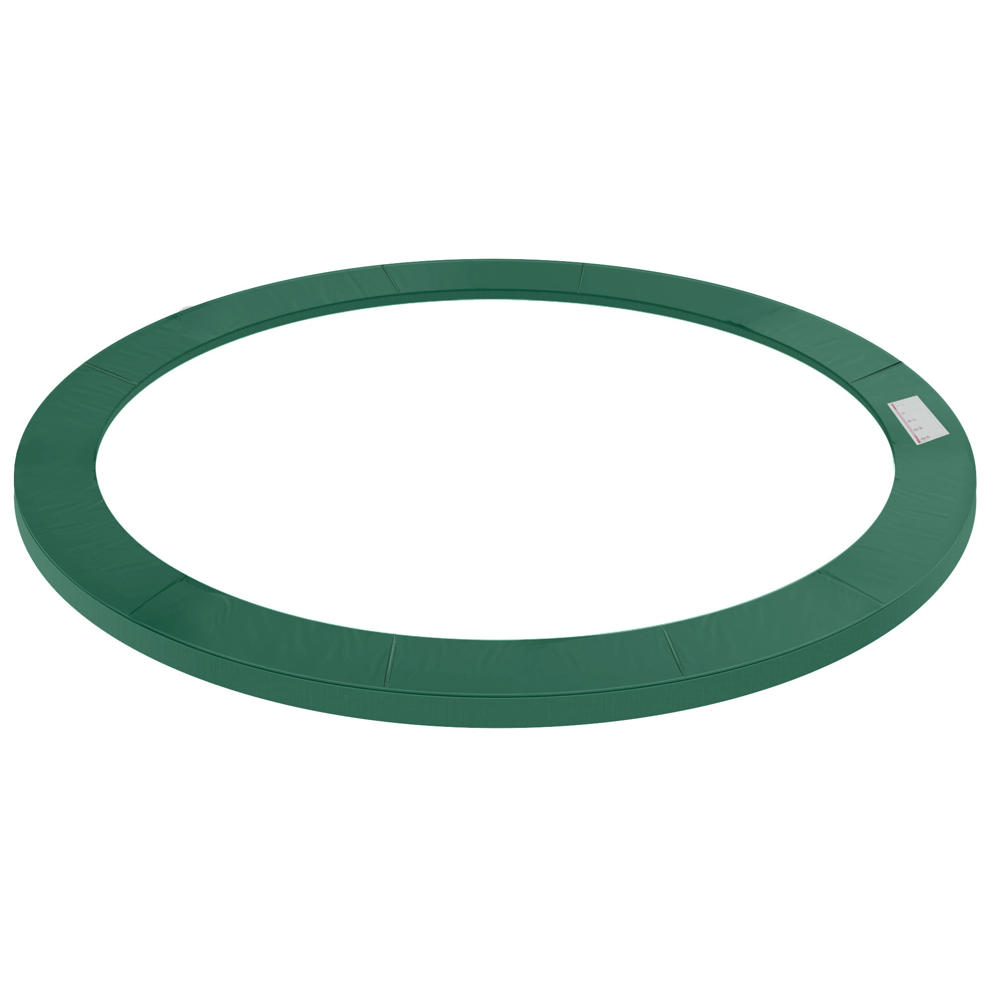 Trampoline Edge Cover Safety Net Weatherproof Tarpaulin Ladder Edge Cover: Ø 244cm Green