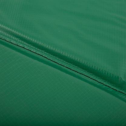 Trampoline Edge Cover Safety Net Weatherproof Tarpaulin Ladder Edge Cover: Ø 244cm Green