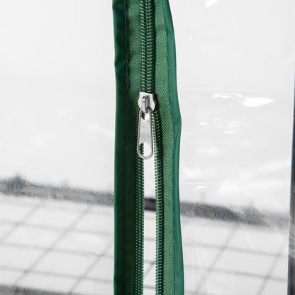 Greenhouse with Roll, Shelves, Winterproof Steel Greenhouse, Greenhouse for Balcony, Garden, Tomato House 69 x 50 x 165 cm, Tomato Greenhouse for Tomatoes, Flowers, Plants Transparent